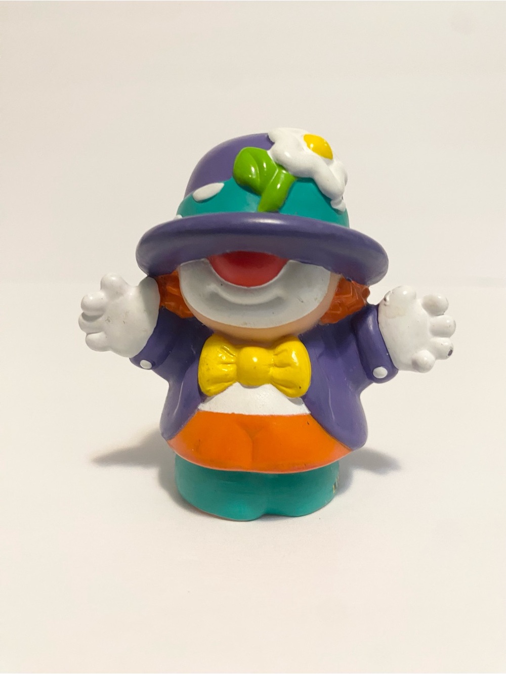 Little People Clown Circus Ringmaster Performer Vintage Fisher 4/$20 π